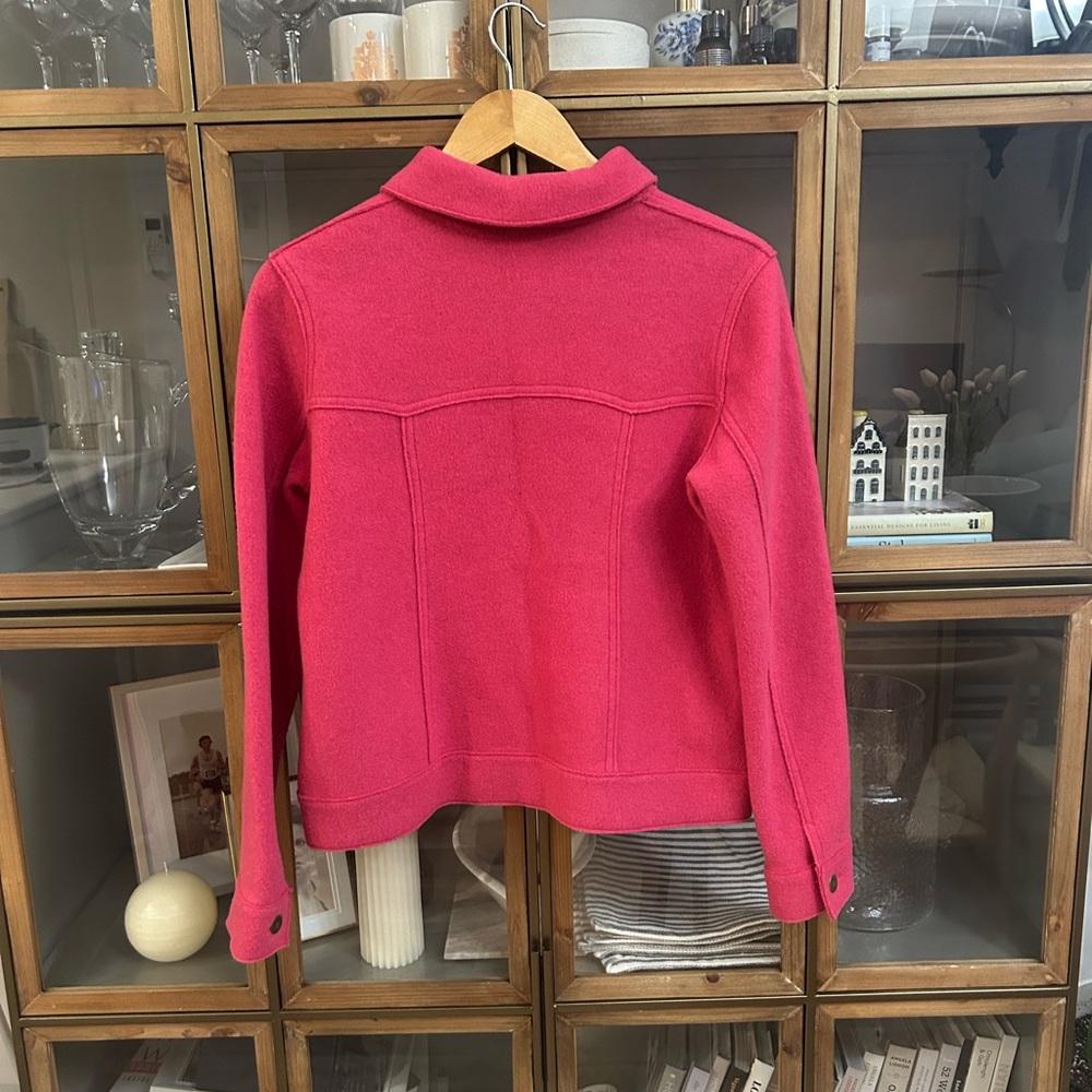 Wool Bright Pink Jacket - Picture 6 of 9